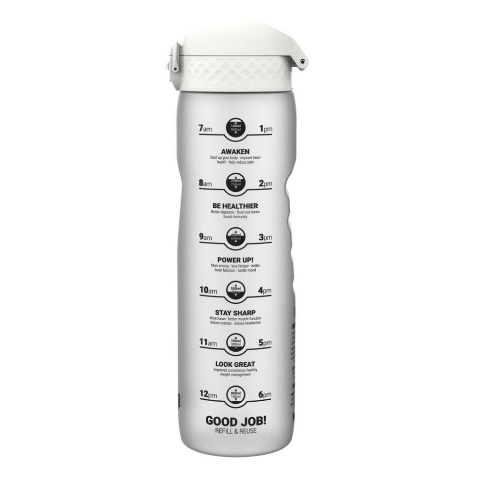Пляшка для води Times To Drink ION8 I8RF1000PIMOT2 Ice white 1000 мл
