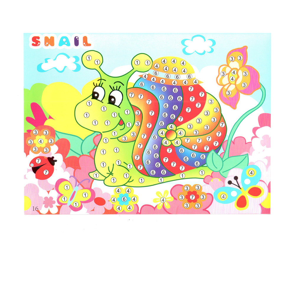 Дитяча мозаїка за номерами 