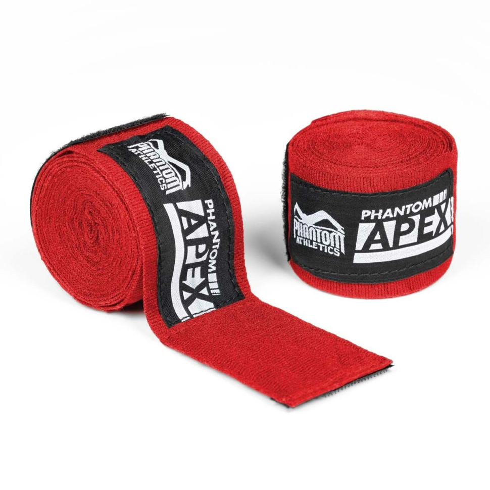Бинты для бокса APEX Phantom PHWR2777 Red 250 см 2.5 метра