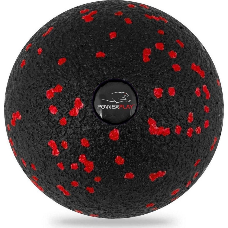Набір м'ячів для масажу та йоги PowerPlay PP_4090_Red, комплект з 2 штук