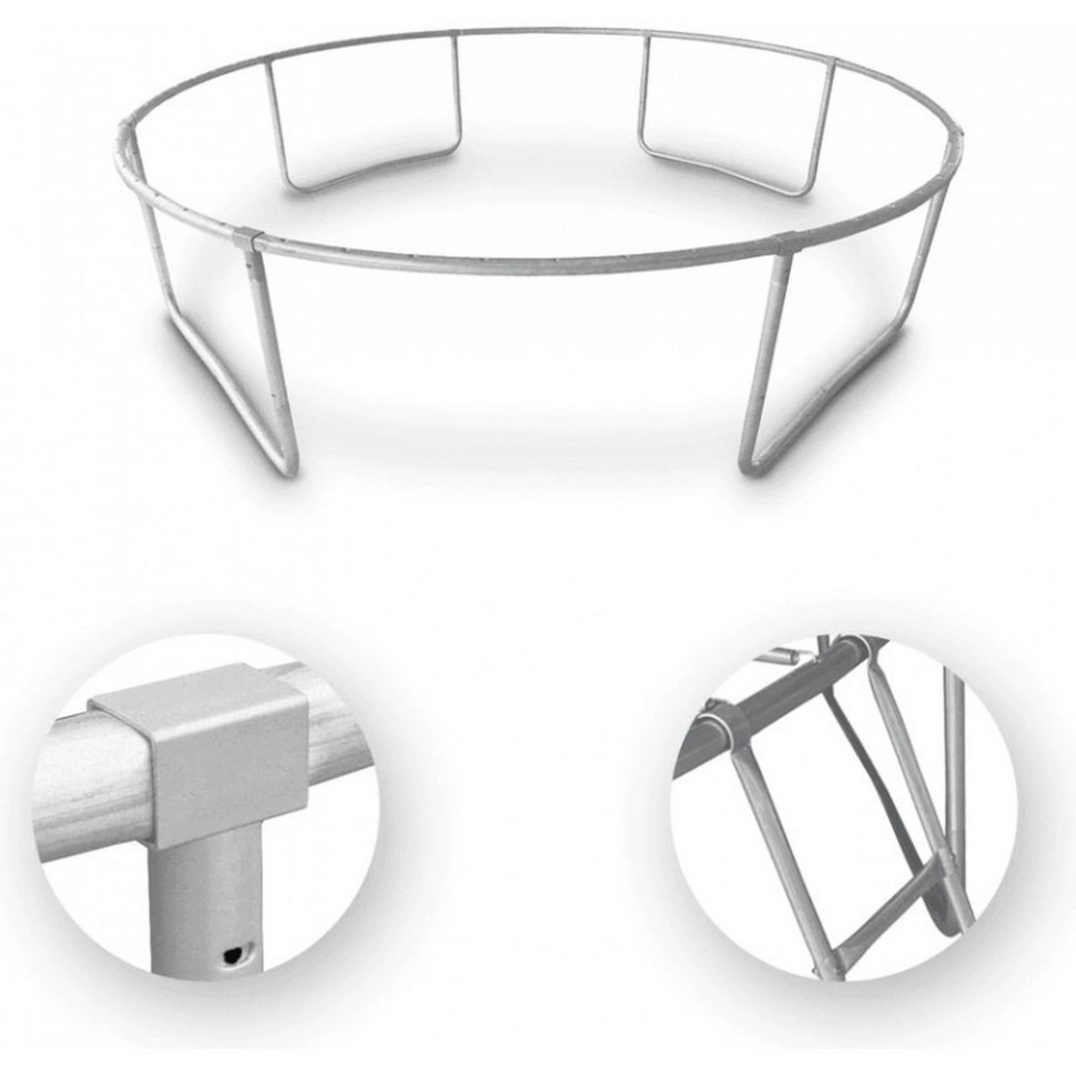 Батут з внутрішньою сіткою Pumpkin Outtec V312175, 366 см, чорний