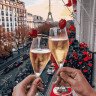 Картина за номерами. Brushme "Келихи Парижа з ягодами" GX25427 