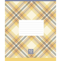 Зошит учнівський "Plaid pattern" Школярик 024-3345L-5 в лінію, 24 аркушів 