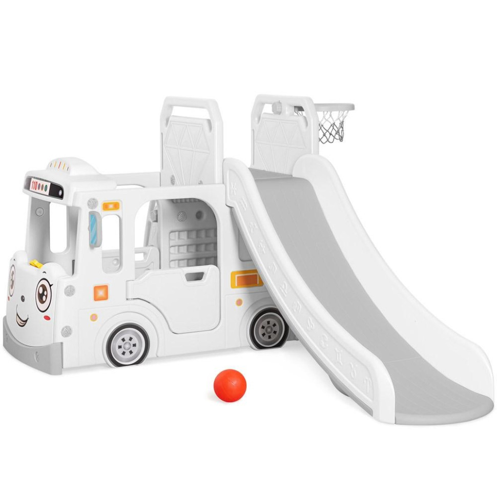 Дитячий комплекс Trailer Mealux KD-B09 Green баскетбольне кільце