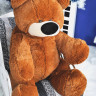 Плюшева іграшка ведмідь Аліна Бублик 95 см коричневий Б№2,5-кор 