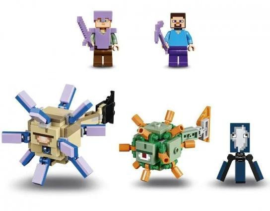 Конструктор деталей майнкрафт, MINECRAFT 10734 Підводна фортеця на 1 134 дет.