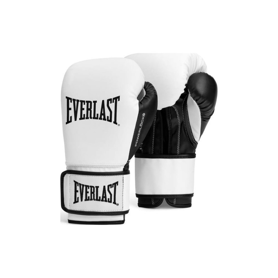 Боксерські рукавиці POWERLOCK OG TRAINING GLOVES Everlast P00004005-WH-BK білий/чорний 16 унцій