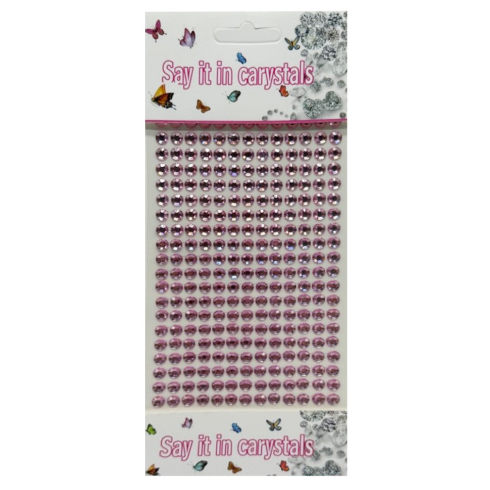 Декоративні наклейки Bambi XY-003(Light-Pink) для авто, ноутбуків, телефонів 