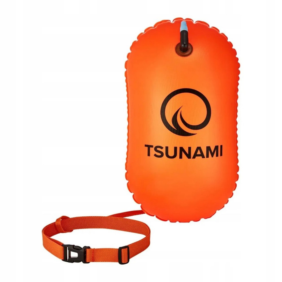 Буй для плавания Basic Tsunami TS008 надувной, оранжевый