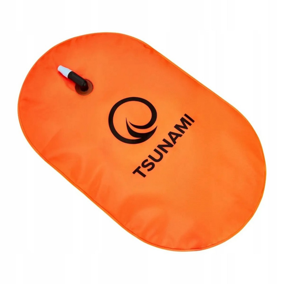 Буй для плавания Basic Tsunami TS008 надувной, оранжевый