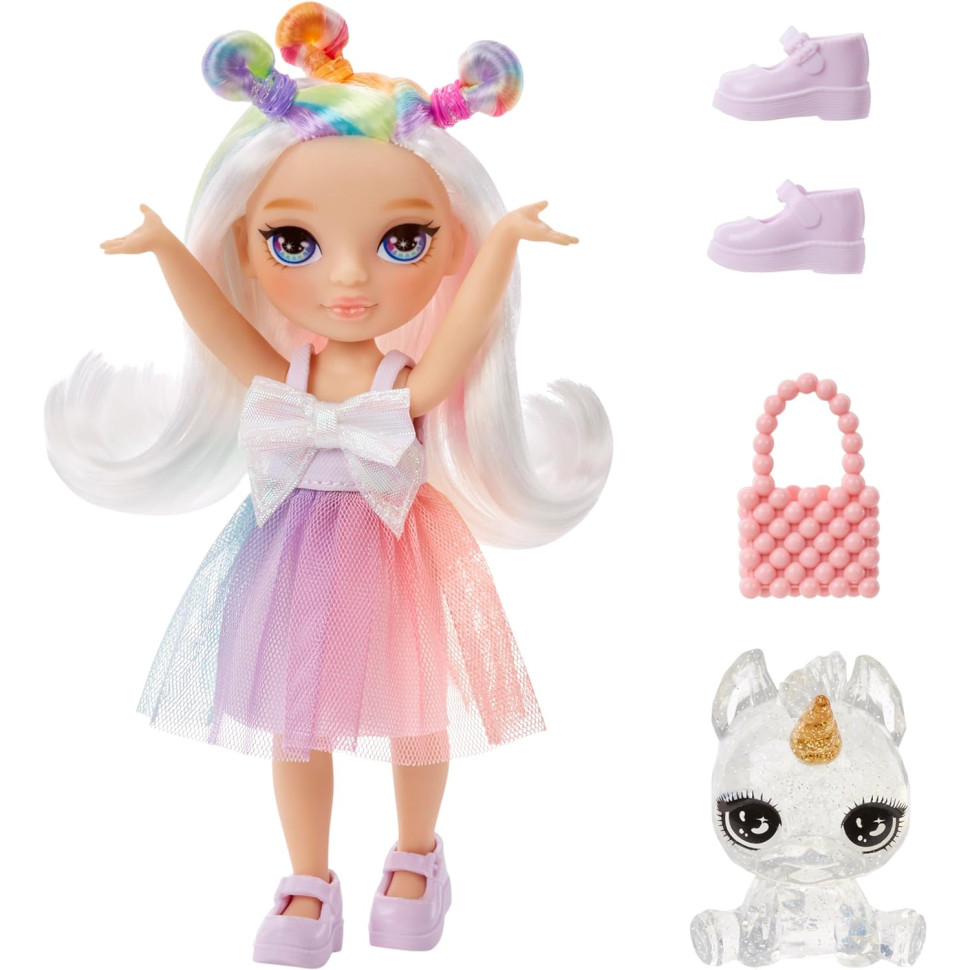 Игровой набор с куклой «Радуга» Rainbow High 531203 серии «Littles» с аксессуарами