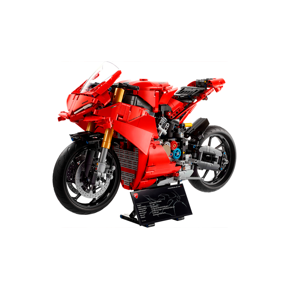 Конструктор Technic Мотоцикл Ducati Panigale V4 S LEGO 42202, 1603 деталі
