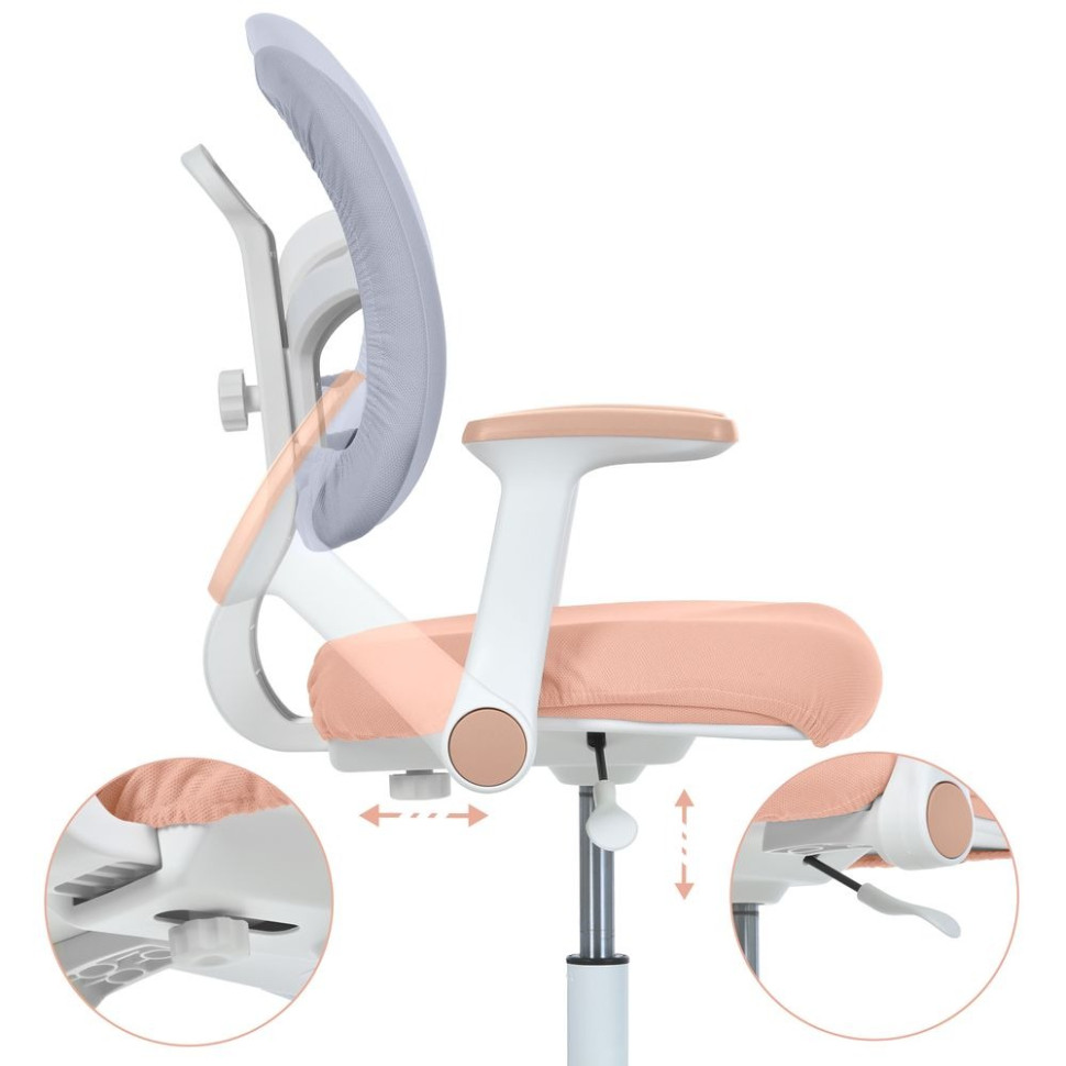 Дитяче крісло Bambi M 6250-13 з підлокітником і підніжкою