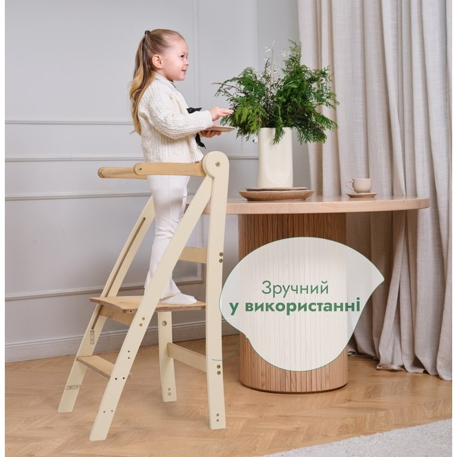 Регульована вежа Монтессорі Goodevas E730 дитячий стілець-сходинка