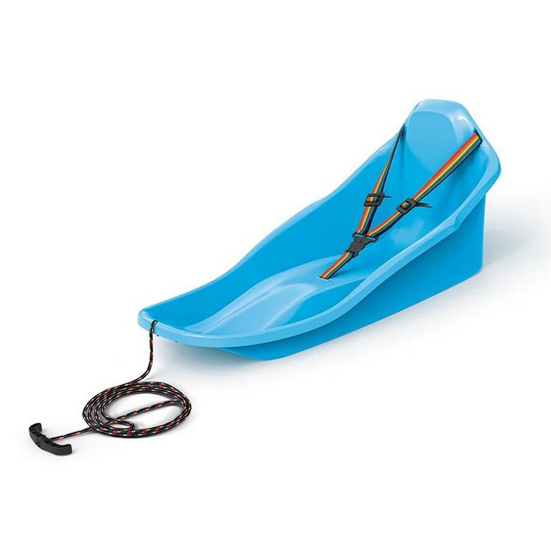Санки дитячі Topo Prosperplast 5905197481937 зі спинкою, синій колір