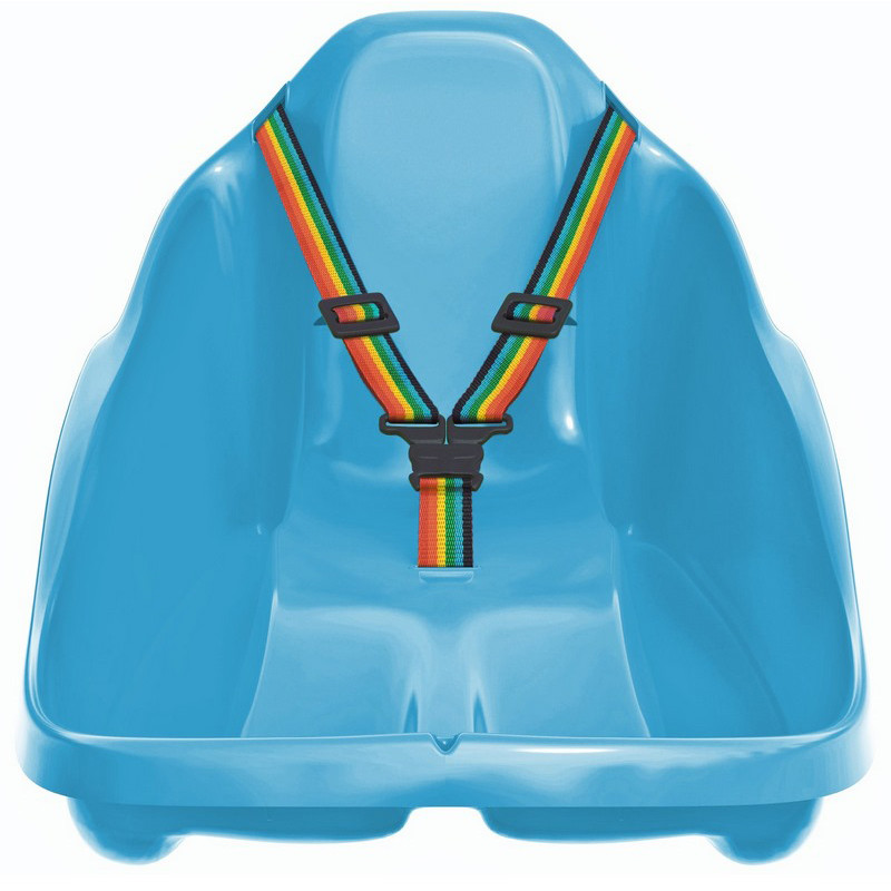 Санки дитячі Topo Prosperplast 5905197481937 зі спинкою, синій колір