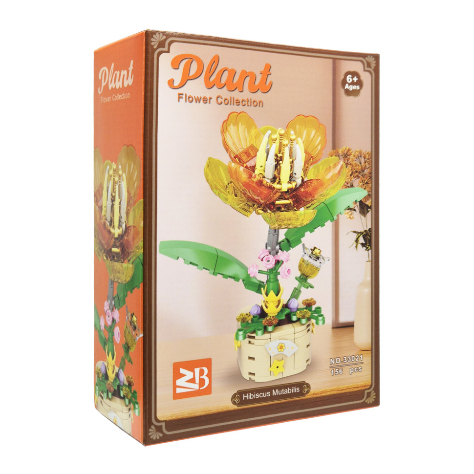 Дитячий конструктор Plant Flower Collection Bambi 33021, 156 деталей