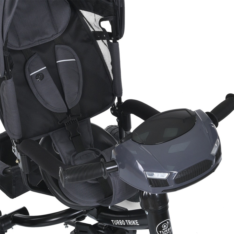 Велосипед дитячий триколісний Turbotrike MT 1006-2 графітовий