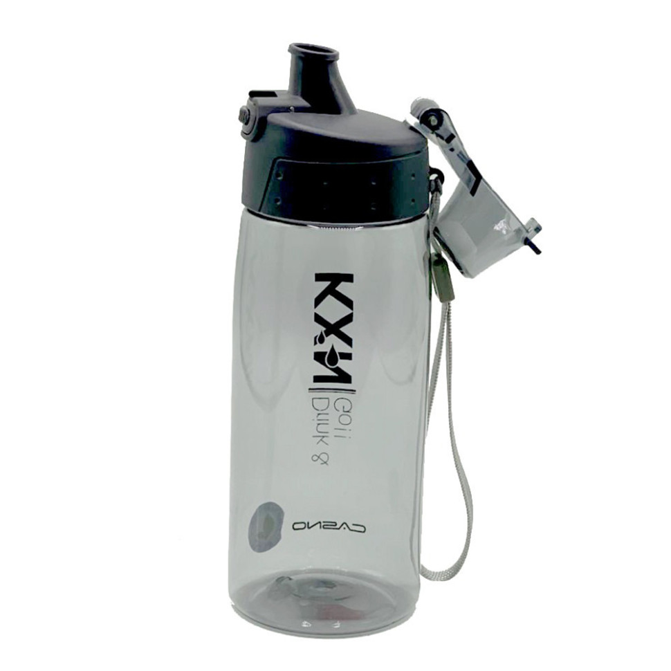 Пляшка для води CASNO KXN-1179 Сіра, 580 мл
