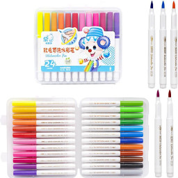Детские Фломастеры "Water color pen" Bambi 228-24(Blue) 24 цвета