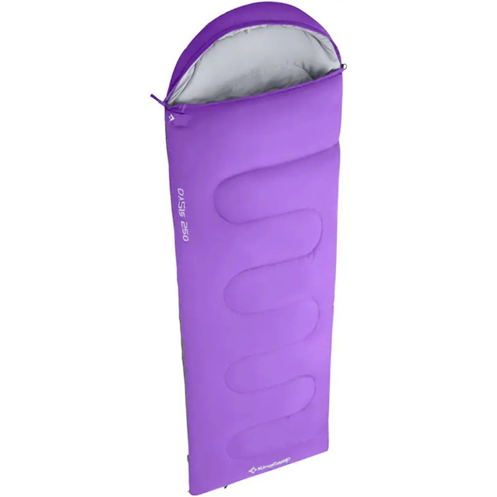 Спальный мешок туристический Oasis 250 KingCamp KS3121_PURPLE_L_01