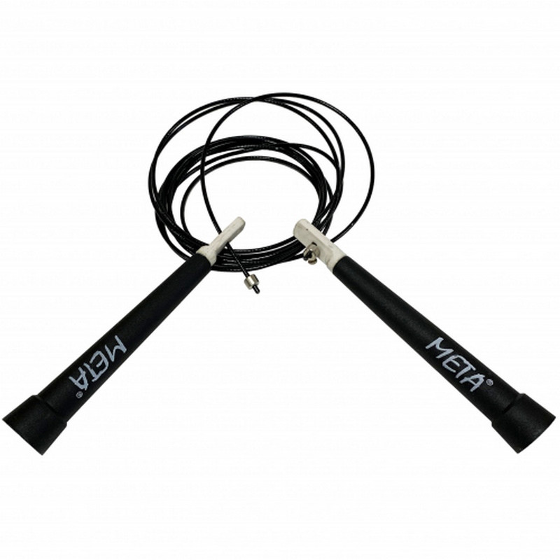 Скакалка швидкісна Speed Rope Pro Meta 2010100502 чорний 280 см