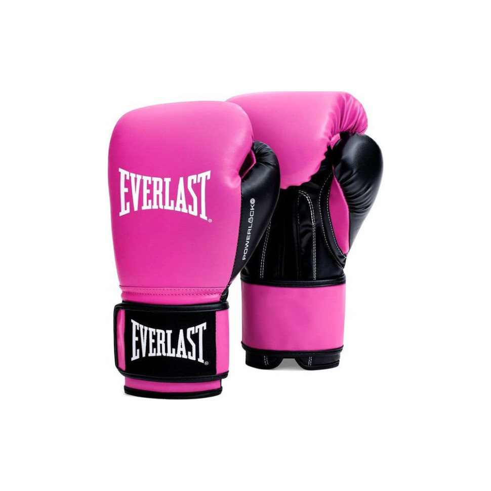 Боксерські рукавиці POWERLOCK OG TRAINING GLOVES Everlast P00004005-PK-BK рожевий/чорний 12 унцій
