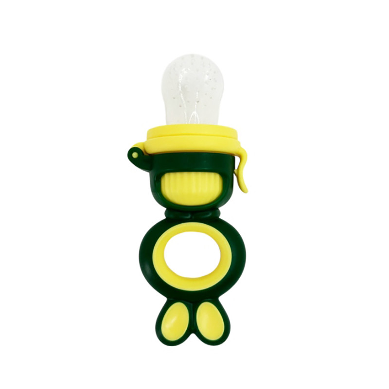 Ниблер для прикорма младенцев Mega Zayka MGZ-0011(Green) с поршнем
