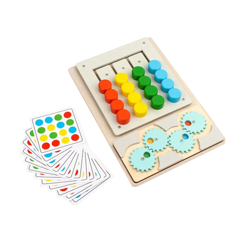 Детская развивающая игрушка-головоломка Bambi MD 0836-1 дерево, 26х18 см