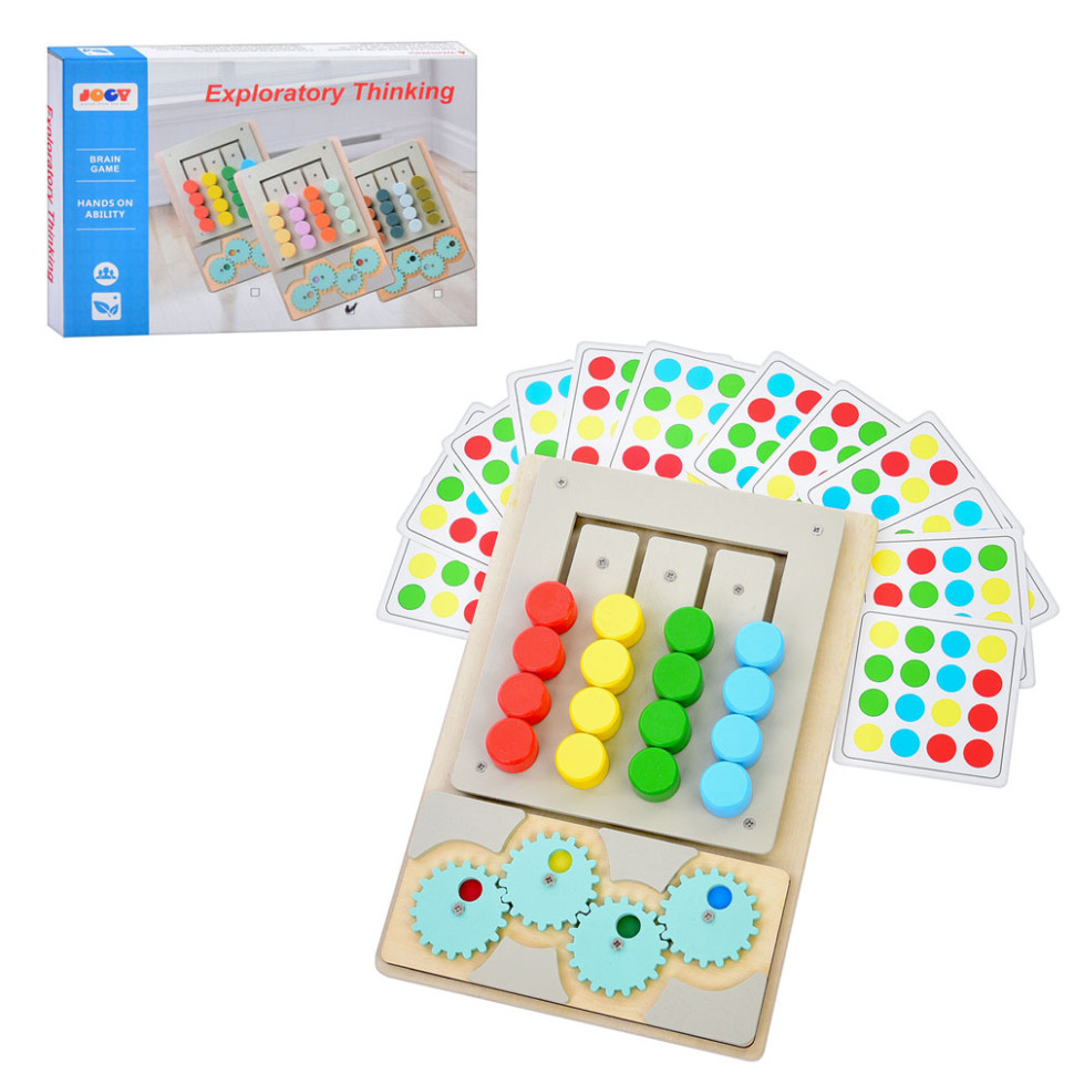 Детская развивающая игрушка-головоломка Bambi MD 0836-1 дерево, 26х18 см