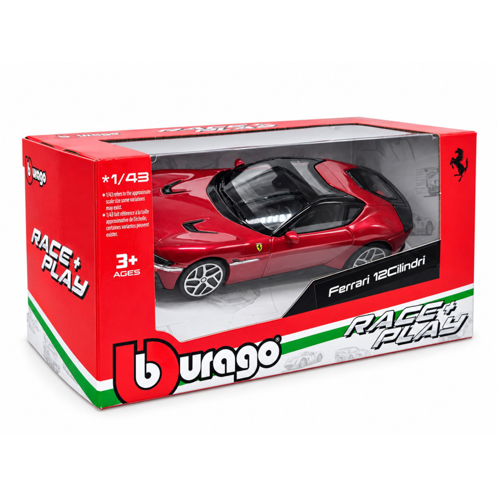Коллекционная автомодель FERRARI Bburago 18-36100-18, 1:43 масштаб