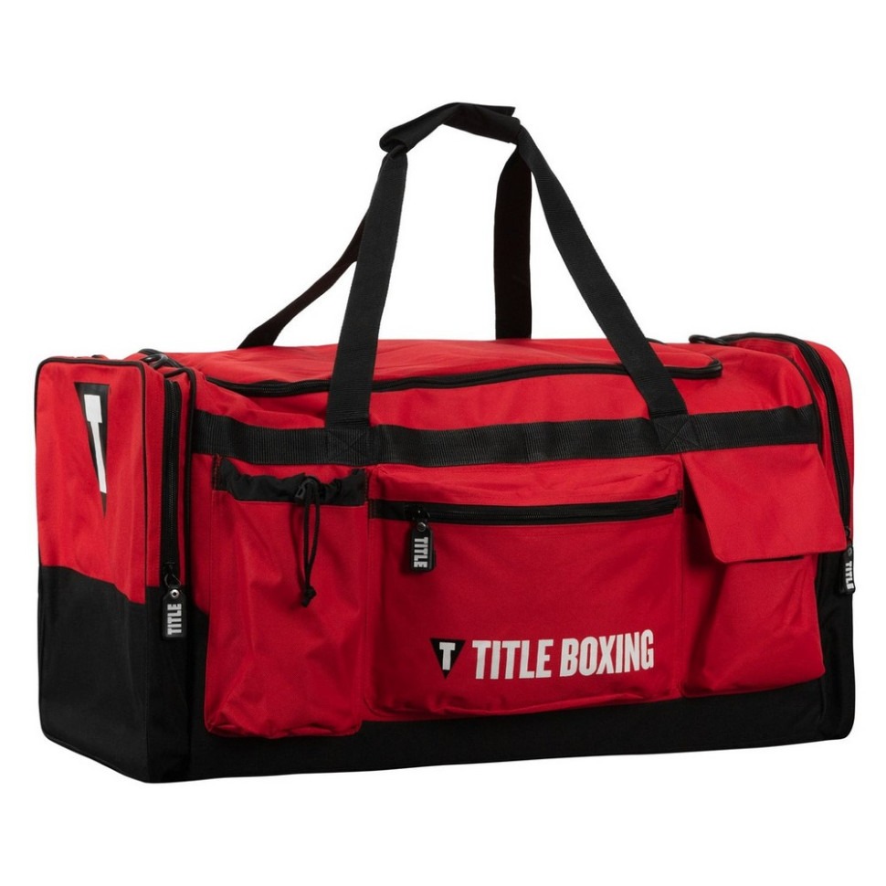 Спортивная сумка Boxing Deluxe Gear Bag TITLE TBAG45 RD/BK, Red 70 л