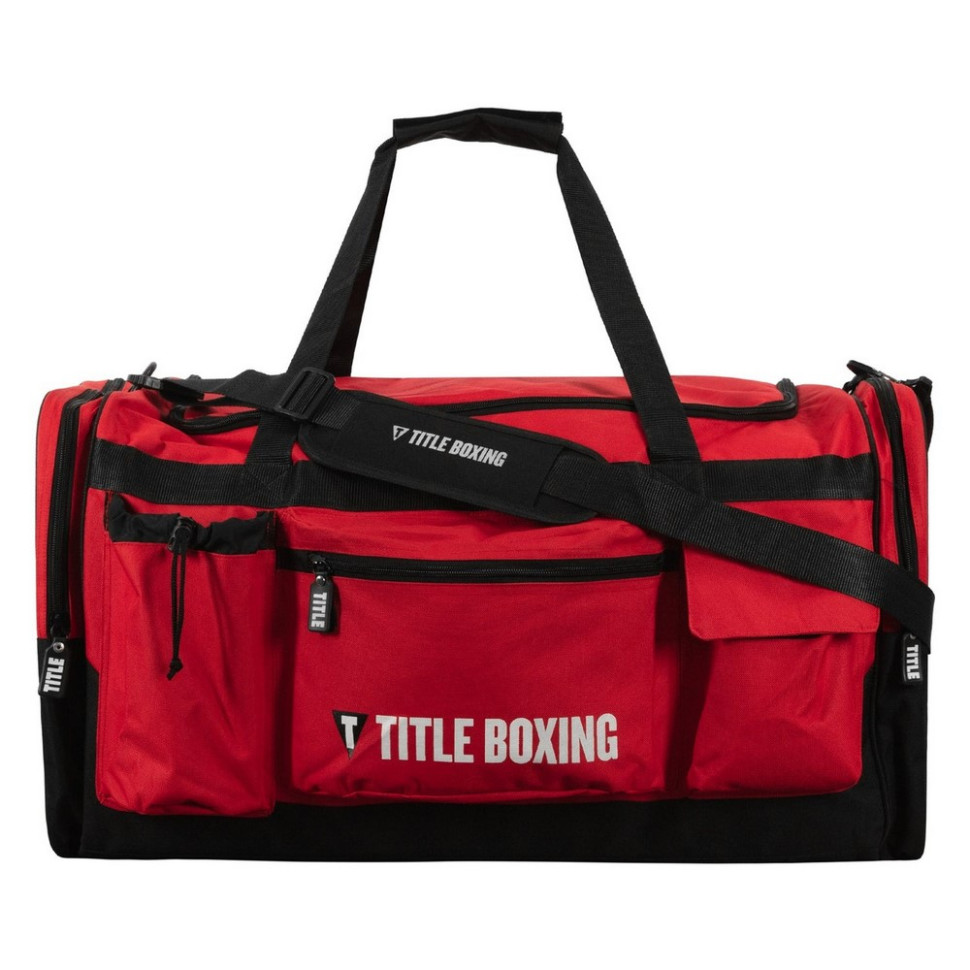 Спортивная сумка Boxing Deluxe Gear Bag TITLE TBAG45 RD/BK, Red 70 л