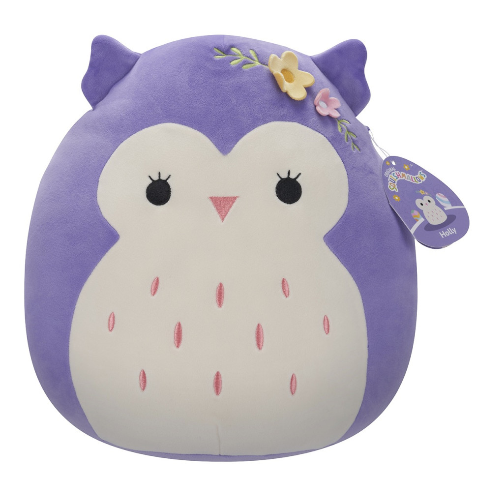 Мягкая игрушка Сова Холли Squishmallows SQER00911, 30 см