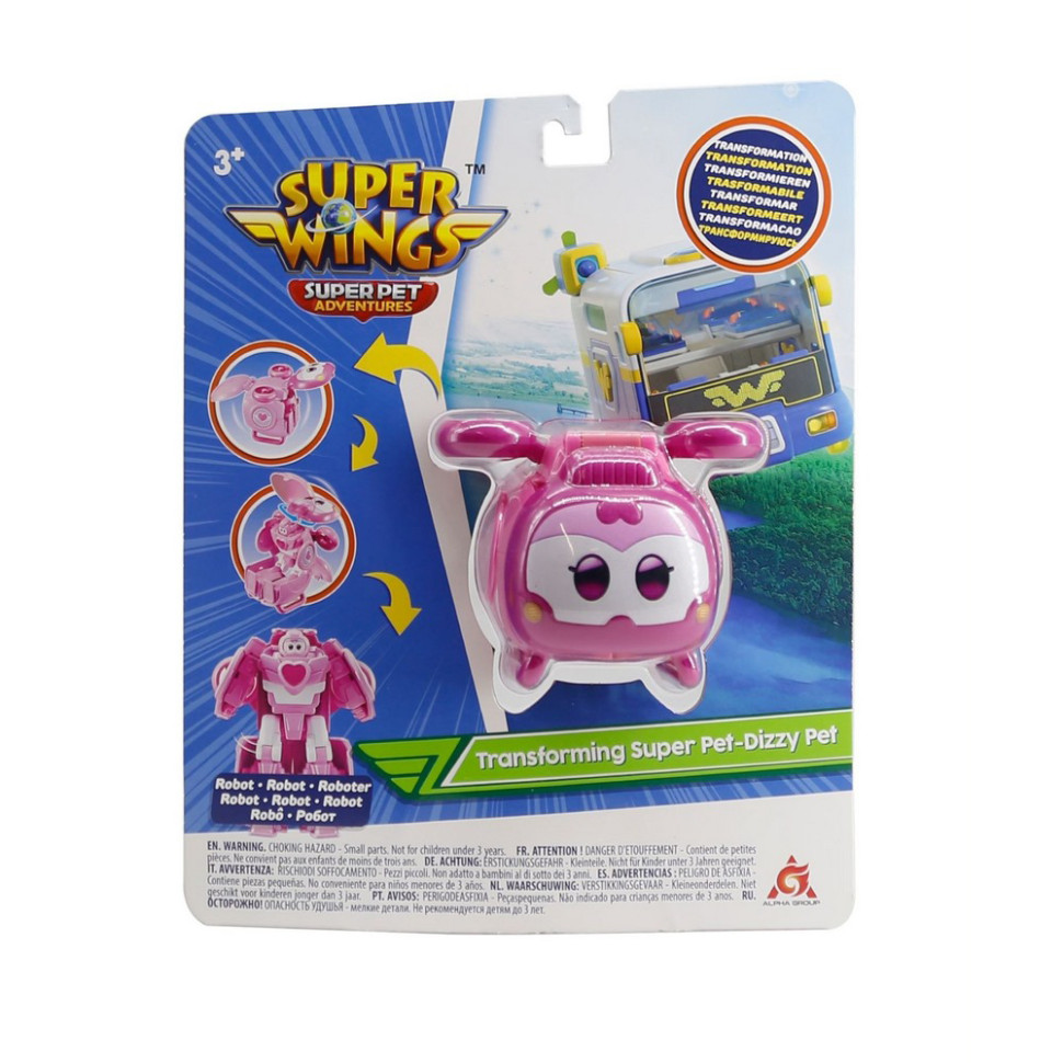 Ігрова фігурка-трансформер Transforming Super Pet Діззі Super Wings EU770642