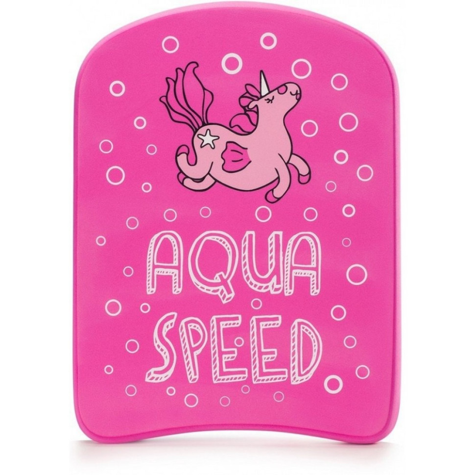 Дошка для плавання KIDDIE KICKBOARD 6896 Unicorn Aqua Speed 186-unicorn, рожевий 31 x 23 x 2,5 см