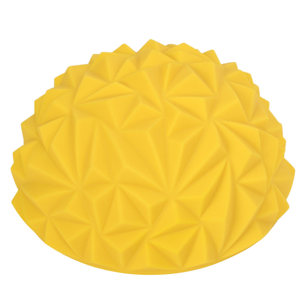 Півсфера масажна балансувальна Bambi MS 4959(Yellow) текстурна поверхня, 16,5х7 см