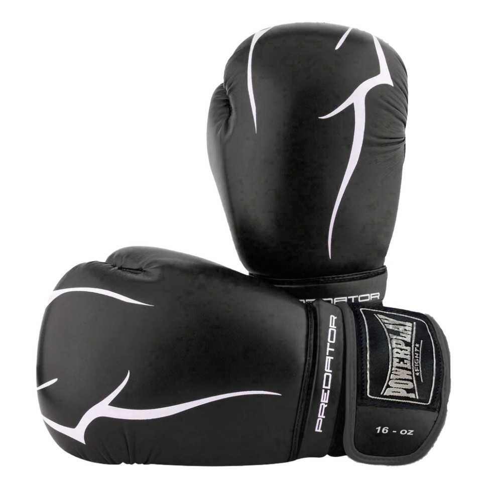 Боксерские перчатки 3018 Jaguar PowerPlay PP_3018_8oz_Black, размер 8 унций