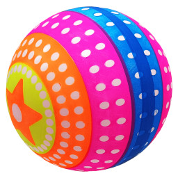 Мяч детский "Радуга" Bambi MS 3969(Pink) размер 9 дюймов