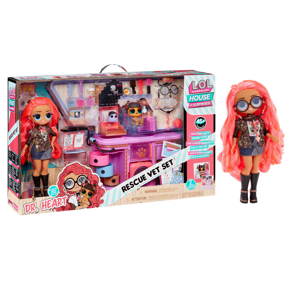 Игровой набор с куклой Ветклиника O.M.G. L.O.L. Surprise! 591559 серии 