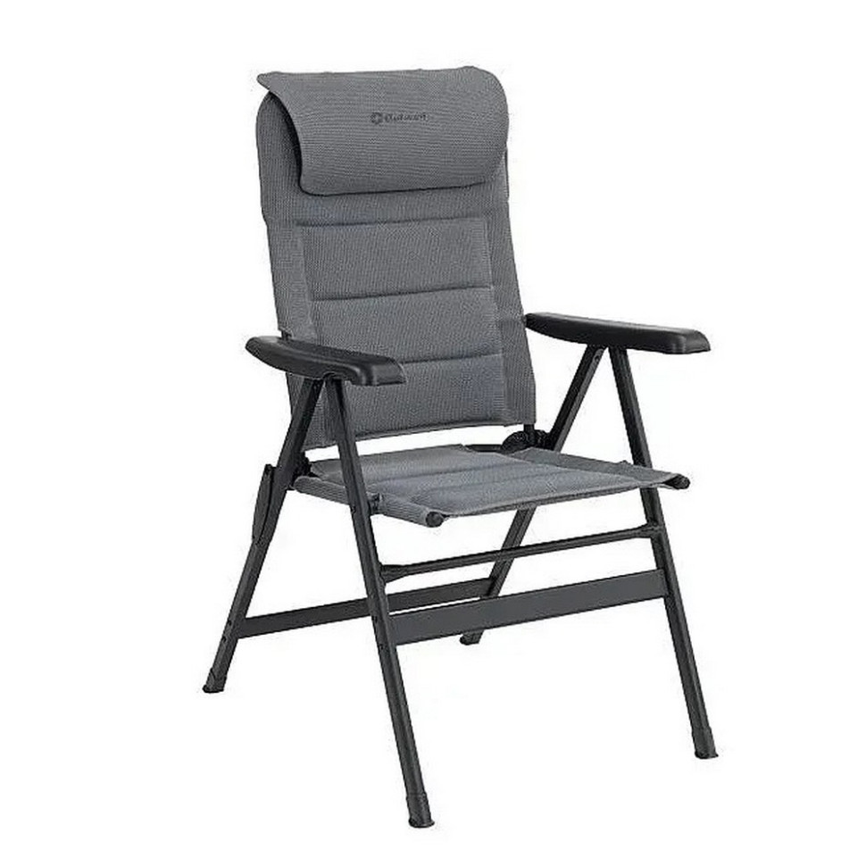 Стілець кемпінговий Kenai Outwell 931614 Grey, розмір 64х75х110 см