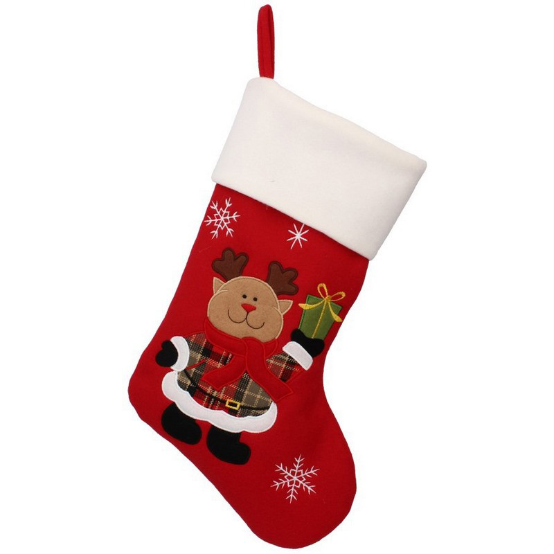 Новогодний декоративный носок