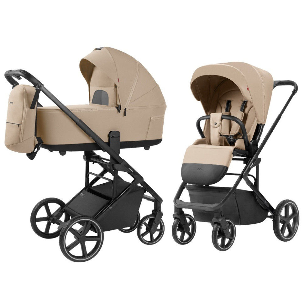 Детская универсальная коляска 2 в 1 Alfa Carrello CRL-6522 Natural Beige