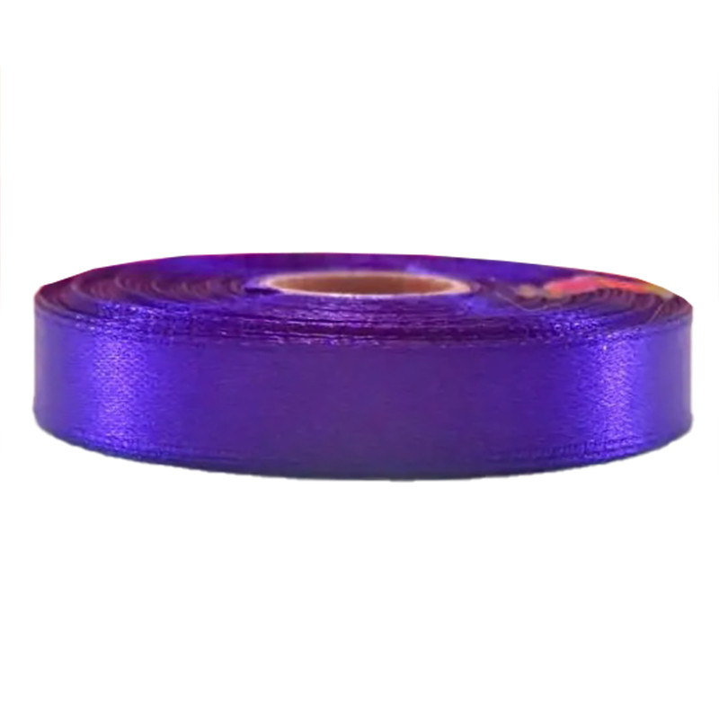 Атласна стрічка для рукоділля Bambi АБ-612, 1,2см x 23 м, Фіолетовий