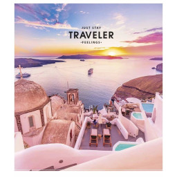 Тетрадь общая "Traveler" Школярик 096-3262L-1 в линию, 96 листов