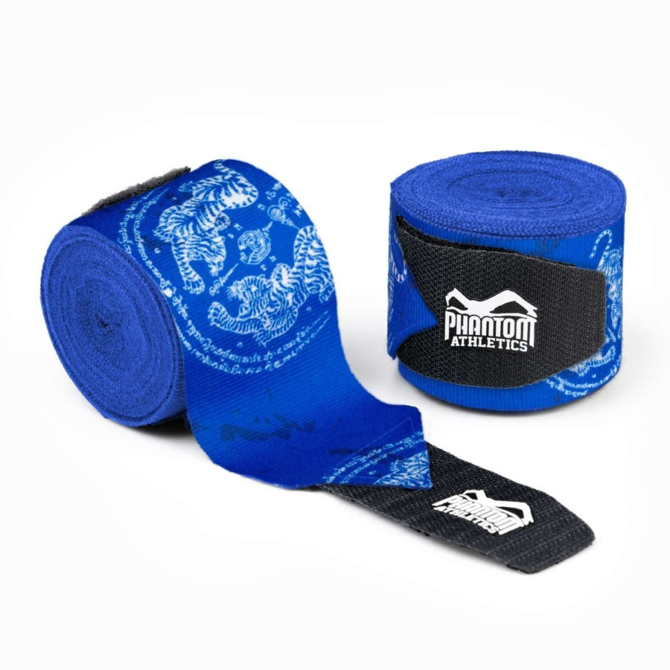 Бинты для бокса Muay Thai Phantom PHWR2764-400 Blue 400 см 4 метра