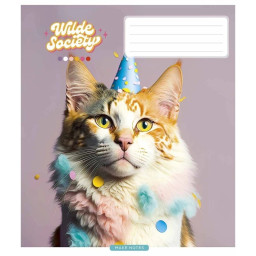 Тетрадь общая "Wilder society" Школярик 036-3274L-4 в линию, 36 листов