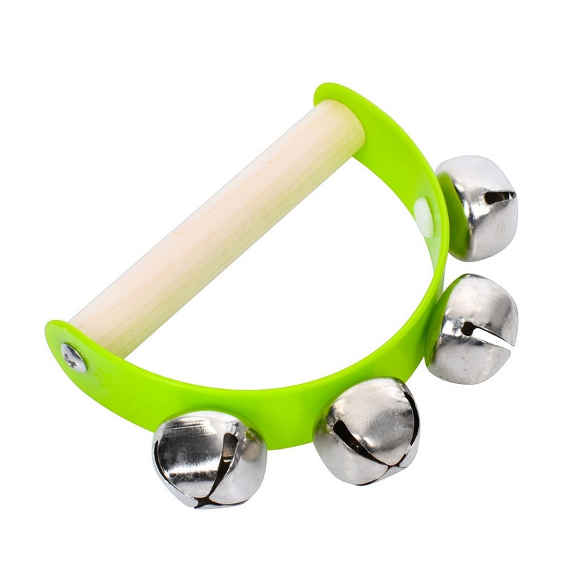 Дерев'яна іграшка Бубонець Bambi MD 0808(Green) зелена, розмір 10 × 6,5 см