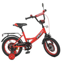 Велосипед дитячий PROF1 Y1446 14 дюймів, червоний