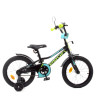 Велосипед дитячий PROF1 Y18224 18 дюймів, чорний 